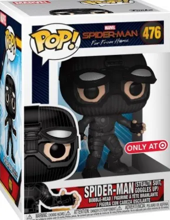 Spider-Man avec Costume Furtif et Lunettes relevées