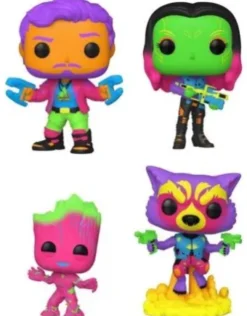 Star-Lord / Gamora / Groot / Rocket - Black Light