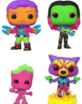 Star-Lord / Gamora / Groot / Rocket - Black Light