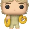Steve Irwin avec serpent