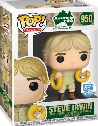 Steve Irwin avec serpent