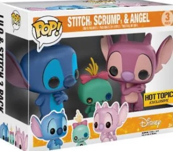 Stitch, Angel & Scrump - 3 pack