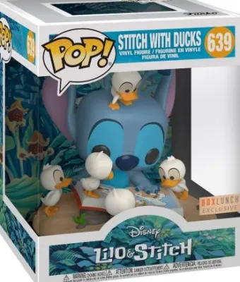 Stitch avec Canards - 15 cm