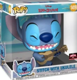 Stitch avec ukulélé - 25 cm