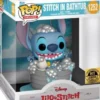 Stitch dans la baignoire