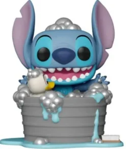 Stitch dans la baignoire