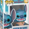 Stitch dans le sable