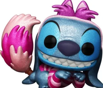 Stitch en Chat du Cheshire - Glitter
