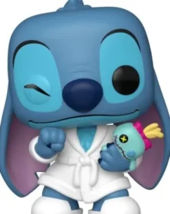 Stitch en Peignoir avec Scrump
