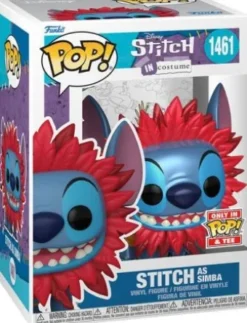 Stitch en Simba (Métallique) - T-Shirt