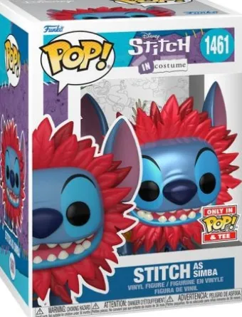 Stitch en Simba (Métallique) - T-Shirt