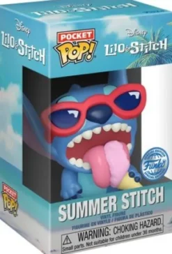 Stitch en Été (Pocket) - T-Shirt