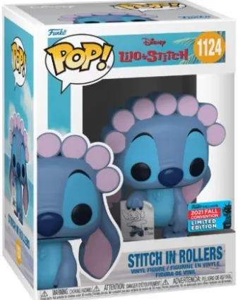 Stitch rouleaux à cheveux et dessin