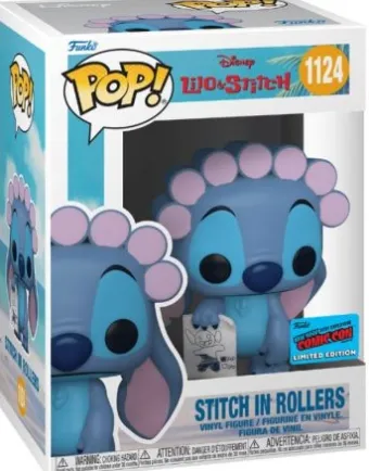 Stitch rouleaux à cheveux et dessin