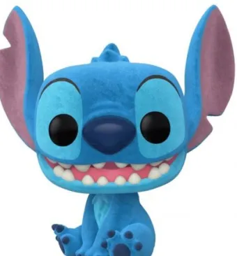 Stitch sourit - Flocked