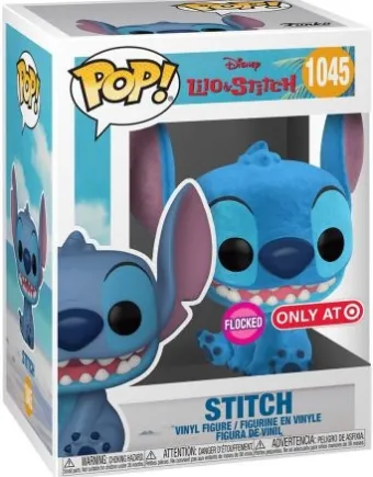 Stitch sourit - Flocked