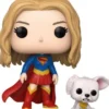 Supergirl avec Chiot Krypto