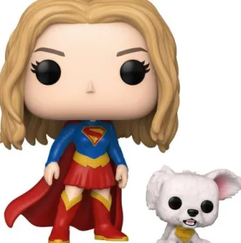 Supergirl avec Chiot Krypto