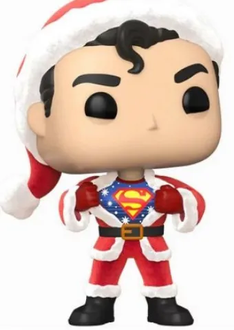 Superman avec Chandail Noël - Flocked - T-Shirt