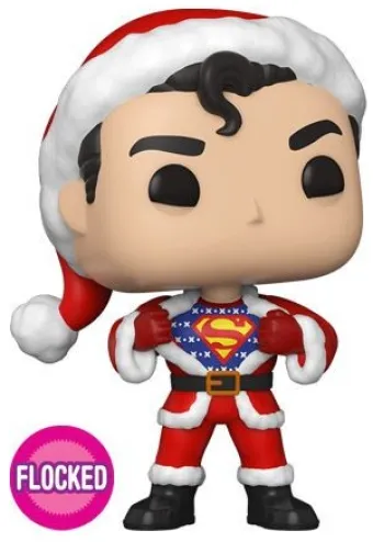 Superman avec Chandail Noël - Flocked