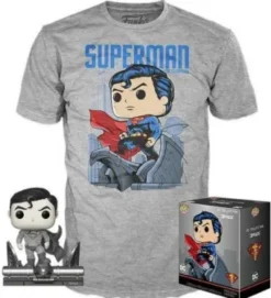 Superman (Jim Lee Deluxe) (Black & White) - T-Shirt