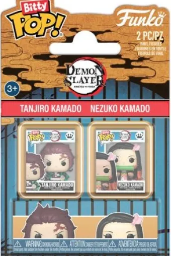Tanjiro Kamado & Nezuko Kamado - Pack Bitty Pop