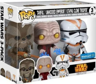 Tarfful, Unhooded Emperor, & Utapau Clone Trooper