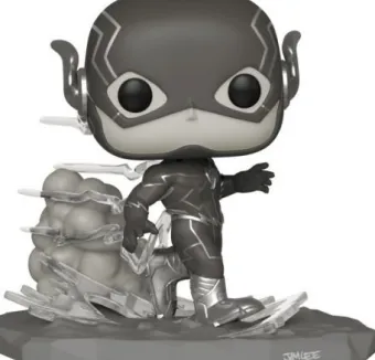 The Flash (Jim Lee Deluxe) (Black & White) - T-Shirt