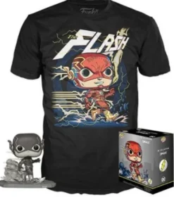 The Flash (Jim Lee Deluxe) (Black & White) - T-Shirt