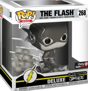 The Flash (Jim Lee Deluxe) (Black & White) - T-Shirt