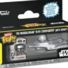 The Mandalorian N1 Starfighter (avec Grogu) - Bitty Pop