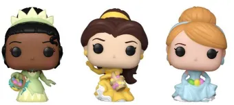 Tiana / Belle / Cendrillon (Pâques) - Pack Pocket