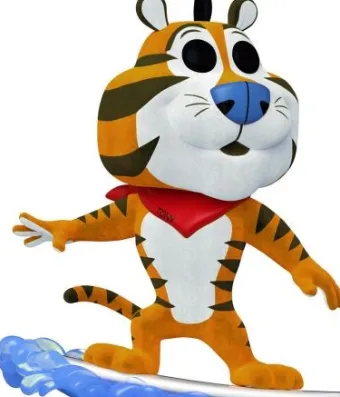 Tony Le Tigre Surfeur - Flocked