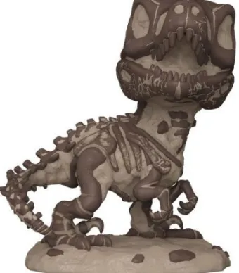 Velociraptor (Fossile) - 15 cm