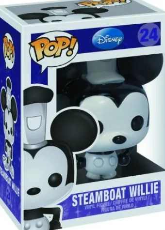 Willie sur Bateau à vapeur - Noir & Blanc