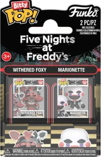 Withered Foxy & Marionette - Pack Bitty Pop