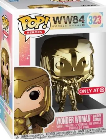 Wonder Woman Armure en Or - Chromé Or
