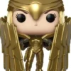 Wonder Woman avec Bouclier et Armure en Or - Metallic