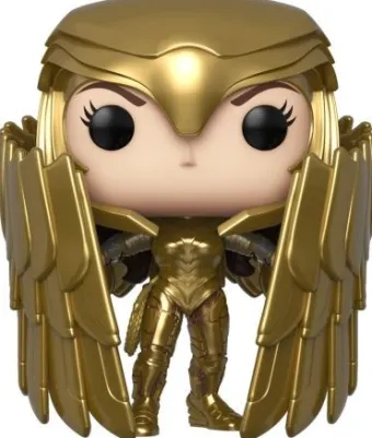 Wonder Woman avec Bouclier et Armure en Or - Metallic