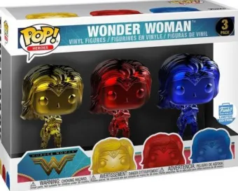 Wonder Woman - Chrome - 3 Pack