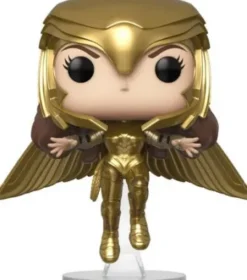 Wonder Woman en Armure en Or en Vol - Métallique