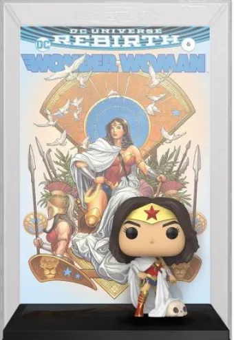 Wonder Woman 80th Rebirth on Throne - Comic Cover