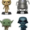 Yoda, C-3PO, Darth Vader & R2-D2 Concept Series Pack