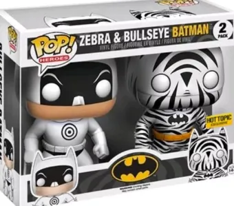 Zebra & Bullseye Batman - 2 pack